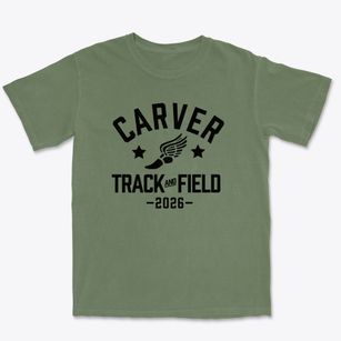 Carver Middle School Track and Field Premium Heavyweight T-shirt