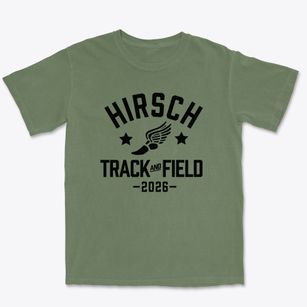 Hirsch Elementary School Track and Field Premium Heavyweight T-shirt
