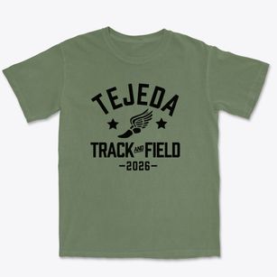 Tejeda Middle School Track and Field Premium Heavyweight T-shirt