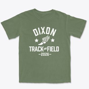 Dixon High School Track and Field Premium Heavyweight T-shirt