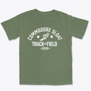 Commodore Sloat Elementary School Track and Field Premium Heavyweight T-shirt