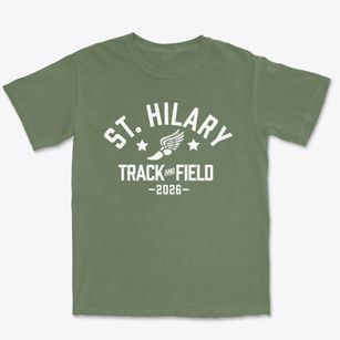 Saint Hilary School Track and Field Premium Heavyweight T-shirt