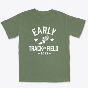Early Learning Center Track and Field Premium Heavyweight T-shirt