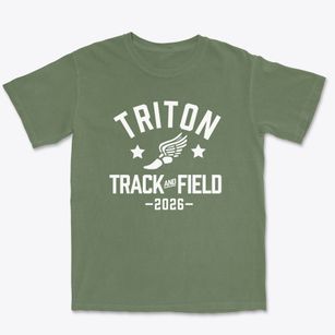 Triton Elementary School Track and Field Premium Heavyweight T-shirt