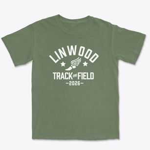 Linwood Elementary School Track and Field Premium Heavyweight T-shirt