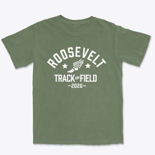 Roosevelt Elementary School Track and Field Premium Heavyweight T-shirt