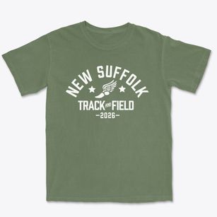 New Suffolk Elementary School Track and Field Premium Heavyweight T-shirt