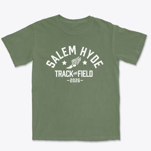Salem Hyde Elementary School Track and Field Premium Heavyweight T-shirt