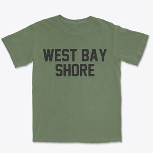 West Bay Shore New York Classic Block Premium Heavyweight T-shirt