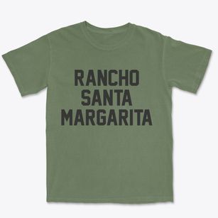 Rancho Santa Margarita California Classic Block Premium Heavyweight T-shirt