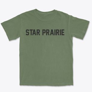 Star Prairie Wisconsin Classic Block Premium Heavyweight T-shirt