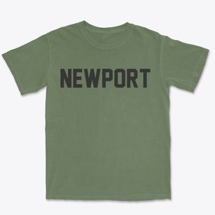 Newport Maine Classic Block Premium Heavyweight T-shirt