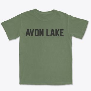 Avon Lake Ohio Classic Block Premium Heavyweight T-shirt