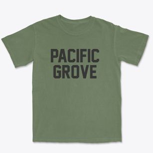 Pacific Grove California Classic Block Premium Heavyweight T-shirt