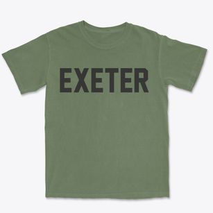 Exeter New Hampshire Classic Block Premium Heavyweight T-shirt