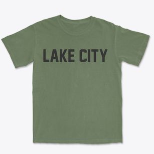 Lake City California Classic Block Premium Heavyweight T-shirt
