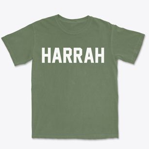 Harrah Oklahoma Classic Block Premium Heavyweight T-shirt