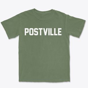 Postville Iowa Classic Block Premium Heavyweight T-shirt