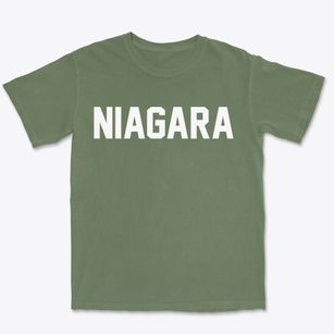 Niagara Wisconsin Classic Block Premium Heavyweight T-shirt