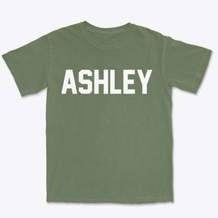 Ashley Indiana Classic Block Premium Heavyweight T-shirt