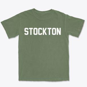 Stockton Utah Classic Block Premium Heavyweight T-shirt