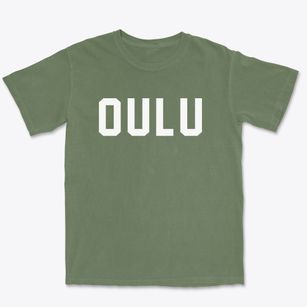 Oulu Wisconsin Classic Block Premium Heavyweight T-shirt