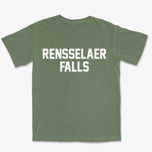 Rensselaer Falls New York Classic Block Premium Heavyweight T-shirt