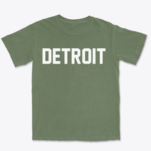 Detroit Alabama Classic Block Premium Heavyweight T-shirt