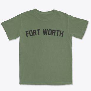 Fort Worth Texas Classic Curve Premium Heavyweight T-shirt