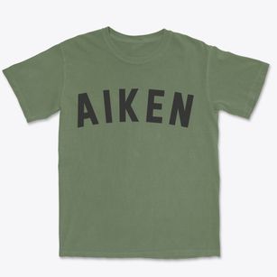 Aiken South Carolina Classic Curve Premium Heavyweight T-shirt