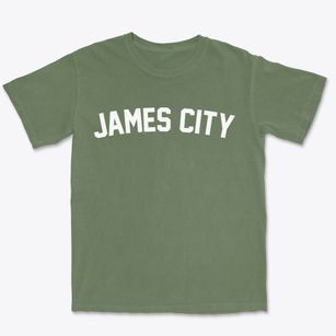 James City North Carolina Classic Curve Premium Heavyweight T-shirt