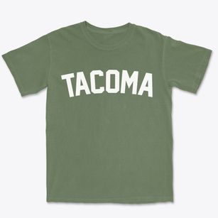 Tacoma Washington Classic Curve Premium Heavyweight T-shirt