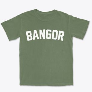Bangor Maine Classic Curve Premium Heavyweight T-shirt