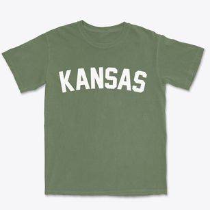 Kansas Ohio Classic Curve Premium Heavyweight T-shirt