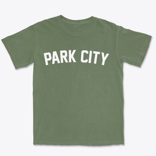 Park City Utah Classic Curve Premium Heavyweight T-shirt