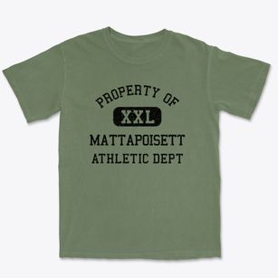Mattapoisett Massachusetts Athletic Dept Premium Heavyweight T-shirt