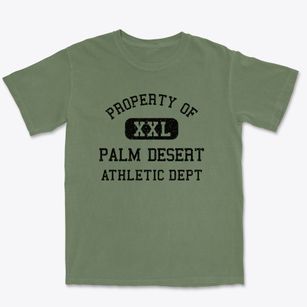 Palm Desert California Athletic Dept Premium Heavyweight T-shirt