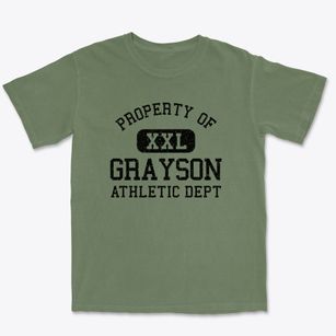 Grayson Georgia Athletic Dept Premium Heavyweight T-shirt