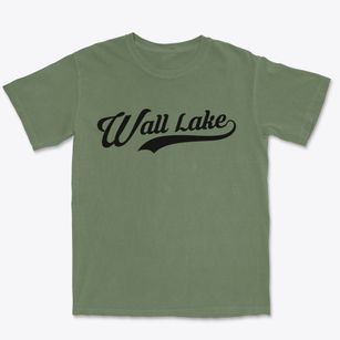 Wall Lake Iowa Vintage Team Premium Heavyweight T-shirt