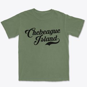 Chebeague Island Maine Vintage Team Premium Heavyweight T-shirt