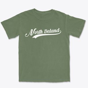 North Deland Florida Vintage Team Premium Heavyweight T-shirt