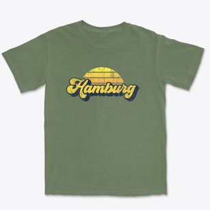Hamburg Pennsylvania Sublime Sunset Premium Heavyweight T-shirt