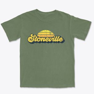 Stoneville North Carolina Sublime Sunset Premium Heavyweight T-shirt
