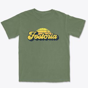 Fostoria Iowa Sublime Sunset Premium Heavyweight T-shirt
