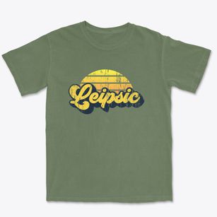 Leipsic Delaware Sublime Sunset Premium Heavyweight T-shirt