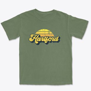 Hartford Wisconsin Sublime Sunset Premium Heavyweight T-shirt
