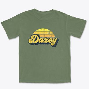 Dazey North Dakota Sublime Sunset Premium Heavyweight T-shirt