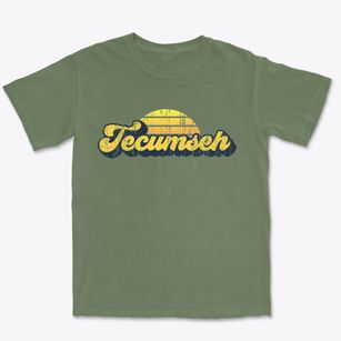 Tecumseh Michigan Sublime Sunset Premium Heavyweight T-shirt
