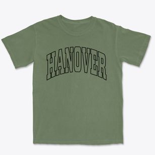 Hanover New Hampshire Trendy Block Premium Heavyweight T-shirt