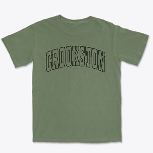 Crookston Minnesota Trendy Block Premium Heavyweight T-shirt